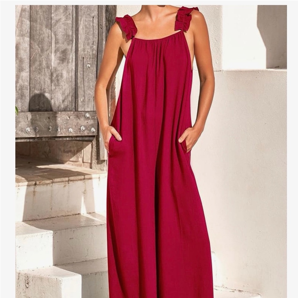 Kirundo Red Jumpsuit